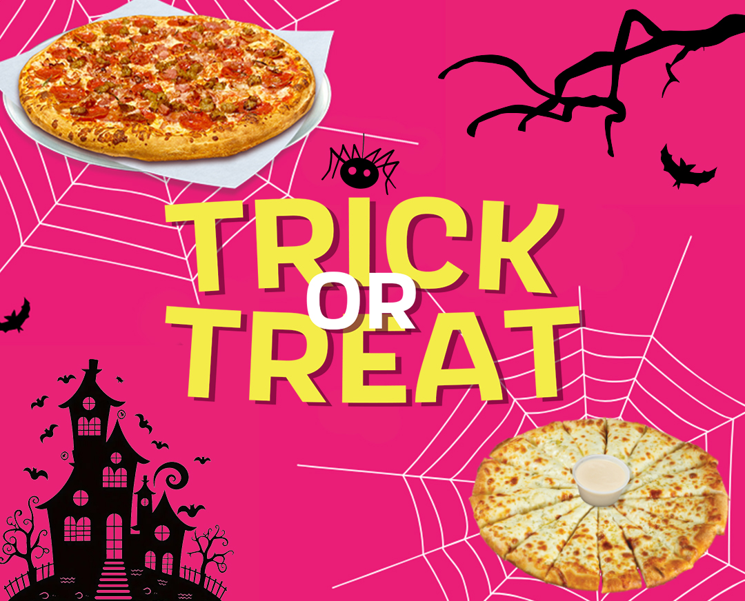 BOO-TIFUL DEAL - UPTOWN 15" 3 TOPPINGS PIZZA - UPTOWN 15" GARLIC FINGERS 29.97