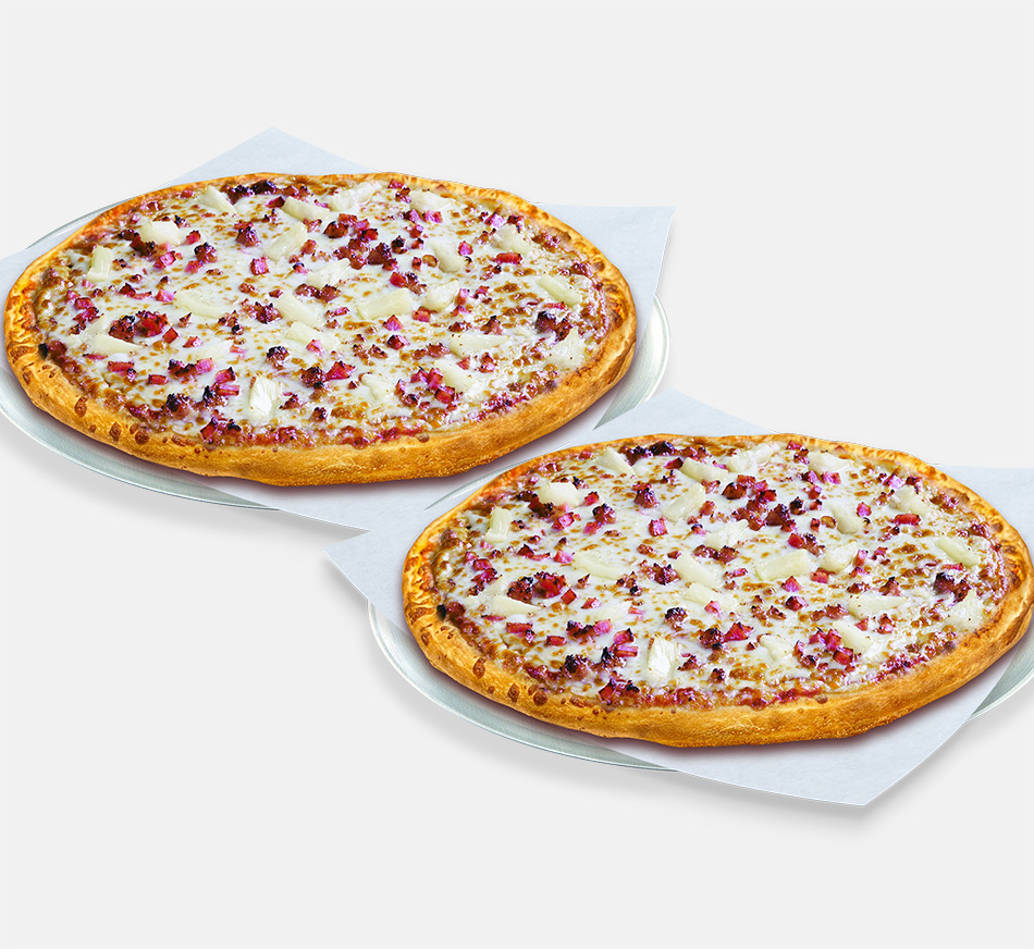 TWIN PACK 12" - Two 12" 3 Topping Pizzas 29.97