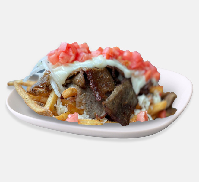 Donair Platter With Fries