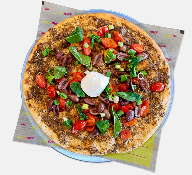 Pizza Town Manoush'Eh Zaatar